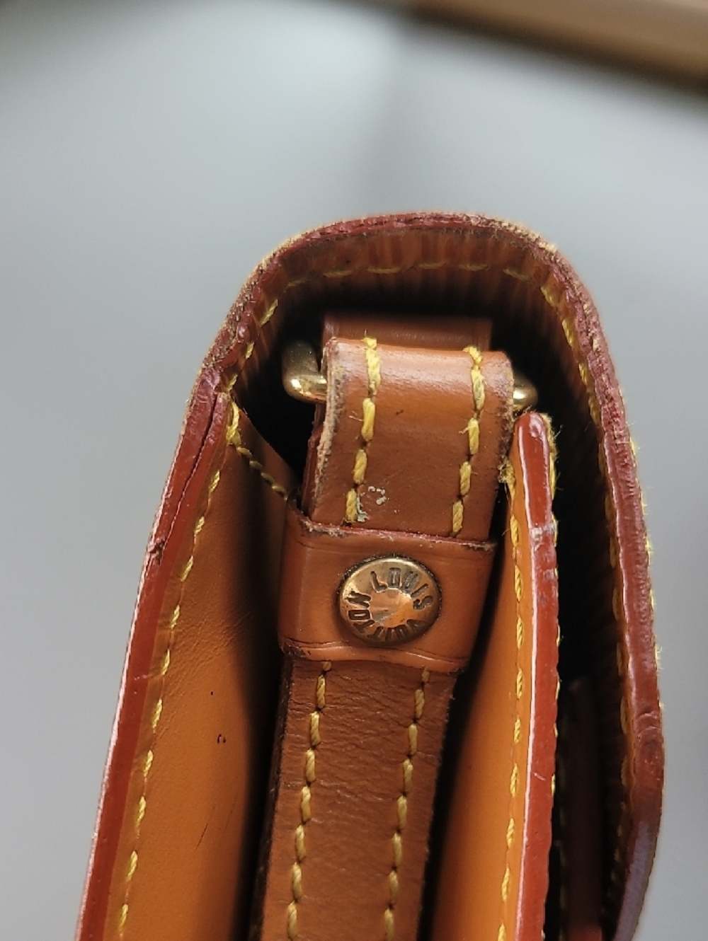 Louis Vuitton Sellier Dragonne Clutch Handbag Epi Leather Sienna Brown - Picture 5 of 16